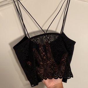 Gilly Hicks Seamless Scoop Lace Bralette